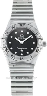 Omega Constellation 1566.56.00 22mm Stainless steel Black