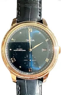 Omega De Ville 434.53.41.21.10.001 Yellow gold Green