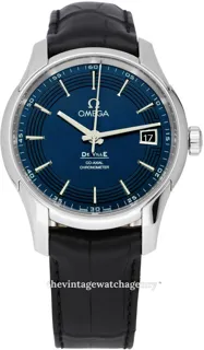 Omega De Ville Hour Vision 431.33.41.21.03.001 Stainless steel Blue