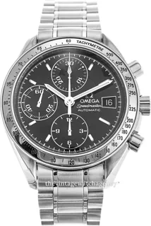 Omega Speedmaster Date 35135000 Stainless steel Black