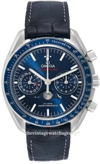 Omega Speedmaster Professional Moonwatch Moonphase 304.33.44.52.03.001 Stainless steel Blue