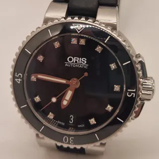 Oris Aquis Date 01 733 7652 4194-07 8 18 01P 36mm Stainless steel Black