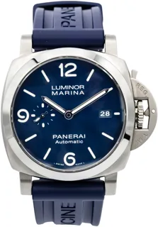 Panerai Luminor 1950 PAM01313 44mm Stainless steel Blue