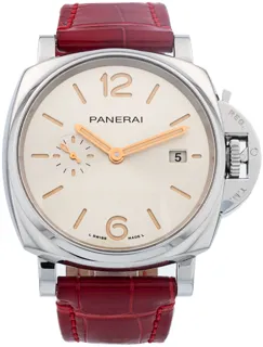 Panerai Luminor Due PAM 01249 Stainless steel White