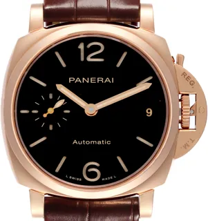 Panerai Luminor Due PAM01029 Rose gold Black