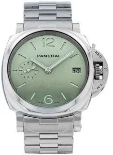 Panerai Luminor Due pam01311 Stainless steel Green