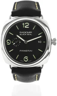 Panerai Radiomir Black Seal 3 Days Aut PAM 00388 Stainless steel Black