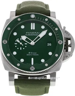 Panerai Submersible PAM 01287 Stainless steel Green