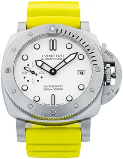 Panerai Submersible PAM02223 Stainless steel White