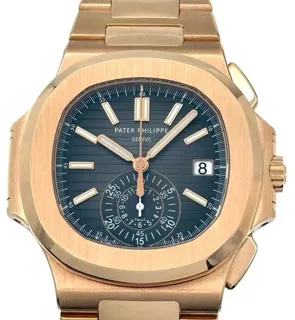 Patek Philippe Nautilus 5980/1R-001 40.5mm Rose gold Black