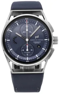 Porsche Design 1919 Chronograph 6023.6.04.006.07.2 42mm Titanium Blue