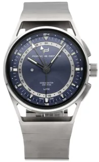 Porsche Design 1919 Globetimer UTC 6023.4.05.002.01.5 42mm Titanium Blue