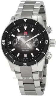 Rado Captain Cook R32145158 43mm Ceramic and Stainless steel Black