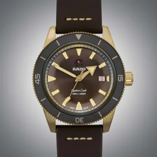 Rado Captain Cook R32504306 42mm Bronze and Ceramic and Titanium Brown