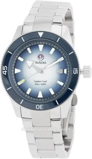 Rado Captain Cook R32154208 42mm brushed/polished steel Blue