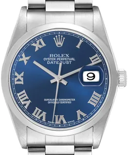 Rolex Datejust 16200 Stainless steel Blue