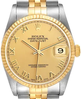 Rolex Datejust 36 16233 Stainless steel Champagne