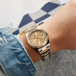 Rolex Datejust 126333-0011 Yellow gold and Oystersteel Champagne