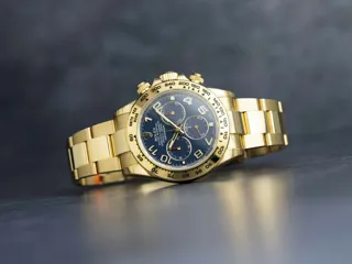 Rolex Daytona 116508 40mm Yellow gold Blue