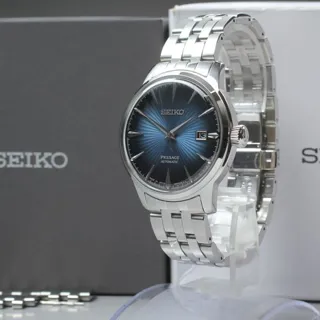 Seiko Presage 4R35-01T0 40mm Steel Blue