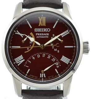 Seiko Presage SARD019 40mm Steel Bordeaux