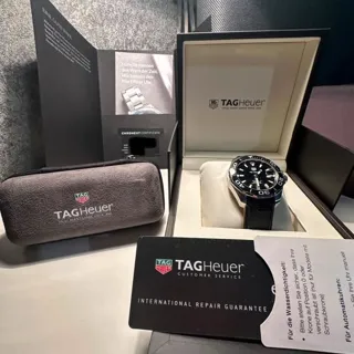 TAG Heuer Aquaracer WAY201A.FT6069 43mm Ceramic and Stainless steel Black