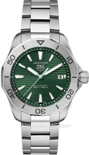 TAG Heuer Aquaracer WBP1115.BA0000 40mm Brushed/polished steel Green