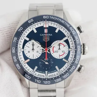 TAG Heuer Carrera CBN2A1E.BA0643 44mm Stainless steel Blue