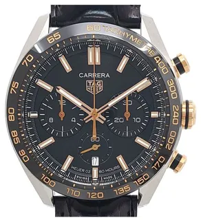 TAG Heuer Carrera CBN2A5A.FC6481 44mm Ceramic and Yellow gold and Stainless steel Black