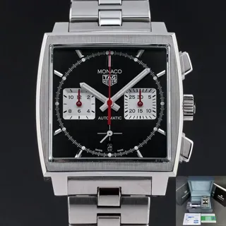 TAG Heuer Monaco CBL2113.BA0644 39mm Stainless steel Black