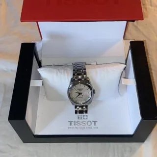 Tissot Couturier T035.207.11.116.00 32mm Stainless steel White