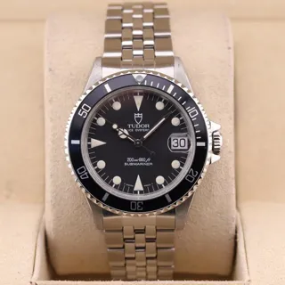 Tudor Submariner 75090 36mm Steel Black