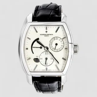 Vacheron Constantin Malte 47400/000G-9100 35.5mm White gold Silver