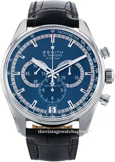 Zenith El Primero 03.2041.400/51.C496 42mm Stainless steel Blue