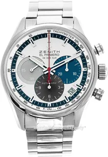 Zenith El Primero Original 1969 03.2150.400/69.M2150 38mm Stainless steel Silver