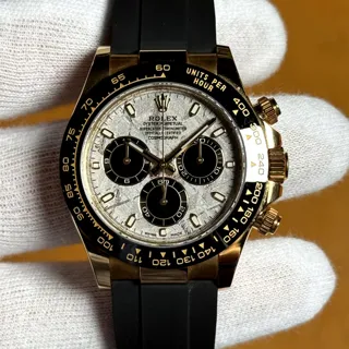 Rolex Daytona 116518LN-0076 40mm Ceramic and Yellow gold Silver