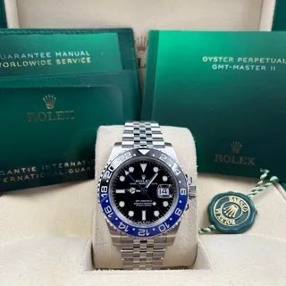 Rolex GMT-Master II 126710BLNR-0002 40mm Stainless steel Black