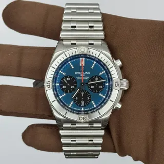 Breitling Chronomat AB0134101C1A1 Stainless steel Blue