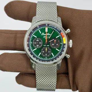 Breitling Top Time AB01762A1L1A1 Stainless steel Green