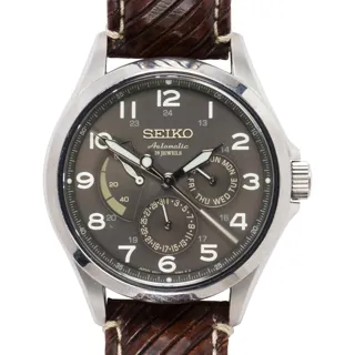 Seiko 39.9mm Stainless steel Gray