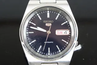 Seiko 35mm Stainless steel Black