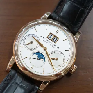 A. Lange & Söhne Saxonia 330.032 38.5mm Rose gold Silver