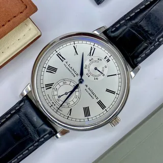 A. Lange & Söhne Langematik 304.049 40.5mm Platinum Silver