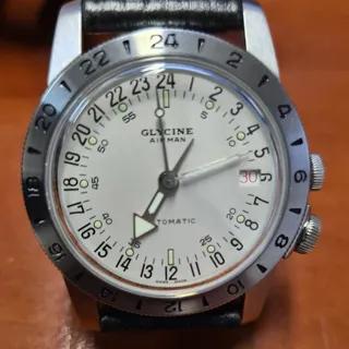 Glycine Airman GL0373 36mm Stainless steel Champagne