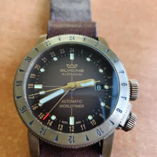 Glycine Airman GL0166 44mm Bronze Brown