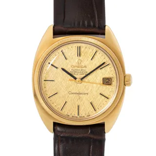 Omega Constellation 168009/1680017 35mm 18k yellow gold Golden