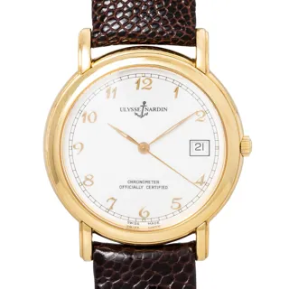 Ulysse Nardin San Marco 131-77 18k yellow gold White