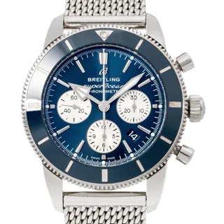 Breitling Superocean Heritage II AB0162 44mm Stainless steel Blue