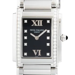 Patek Philippe Twenty~4 4910/10A-001 Stainless steel Black