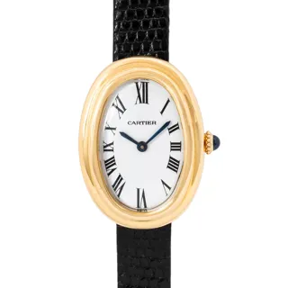 Cartier Baignoire 78094 31mm 18k yellow gold White